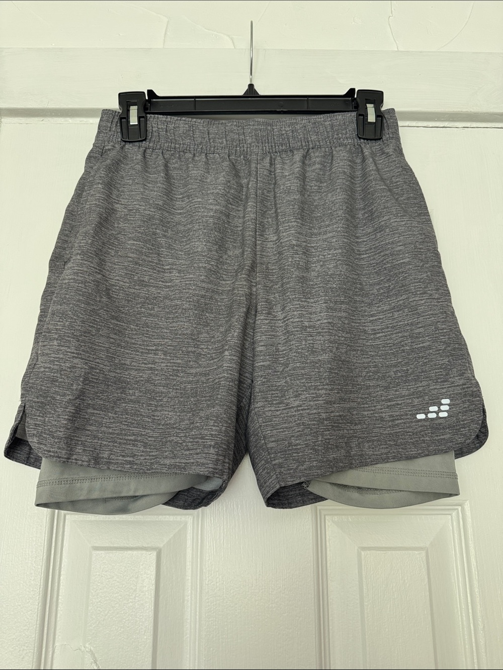 bcg Gray Layered Athletic Running Shorts